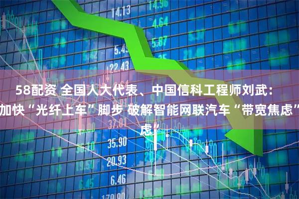 58配资 全国人大代表、中国信科工程师刘武： 加快“光纤上车”脚步 破解智能网联汽车“带宽焦虑”